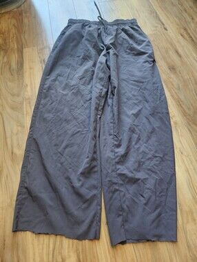 Head Black Wide-Leg Drawstring Sweatpants Medium